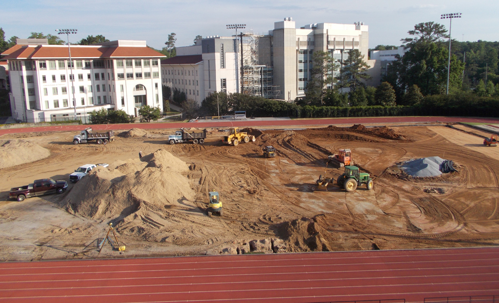 Renovation Work Continues On Emory Soccer Field