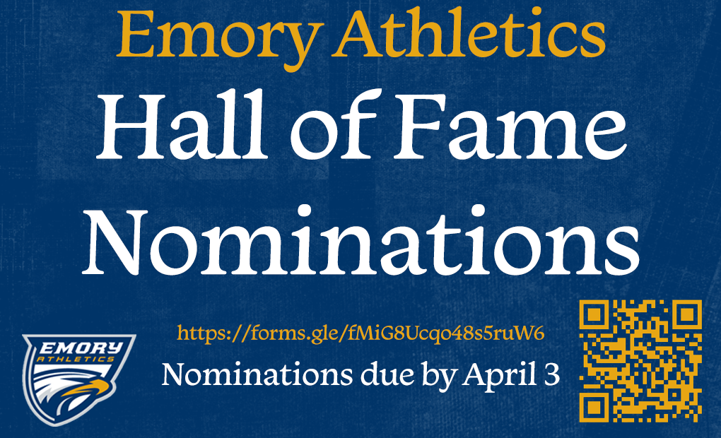Nominations Being Taken For Emory Athletics Hall Of Fame