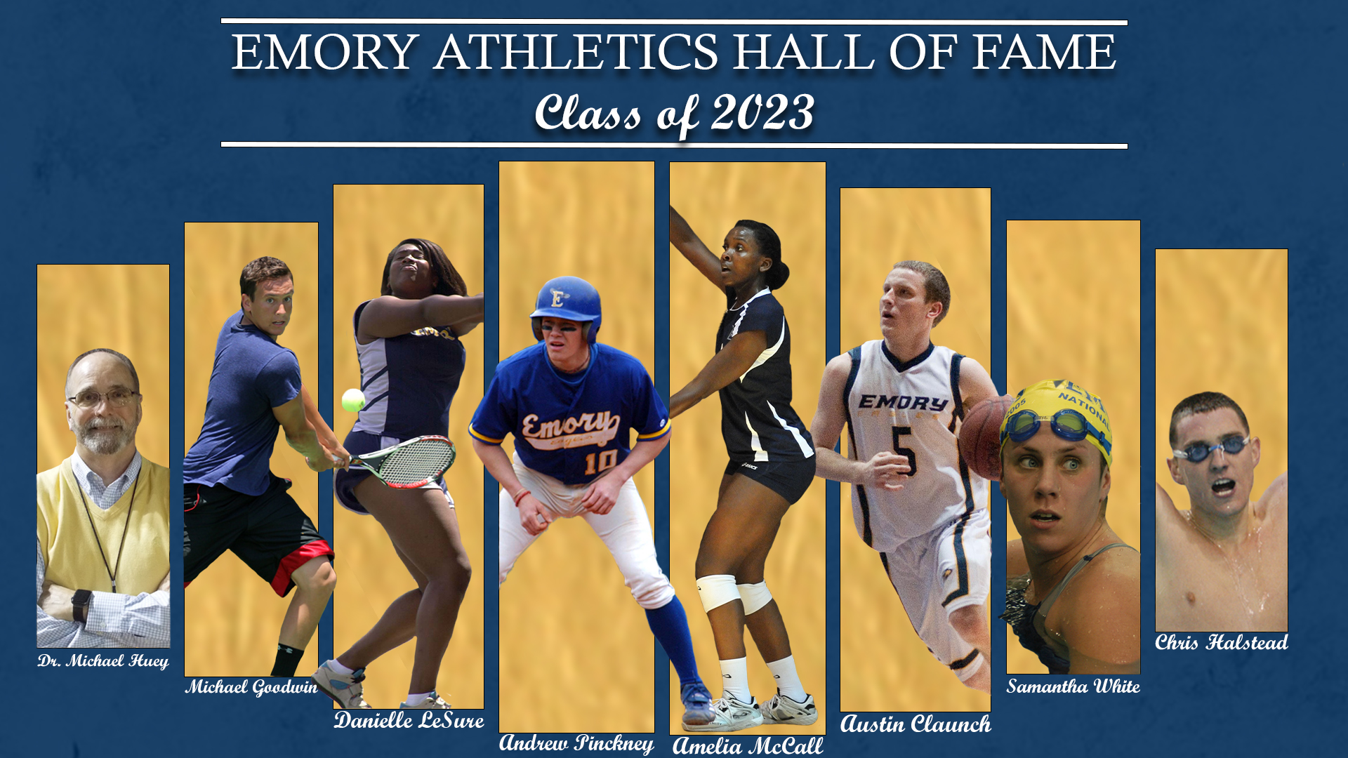 Emory Athletics Hall of Fame Ceremony Set for October 21
