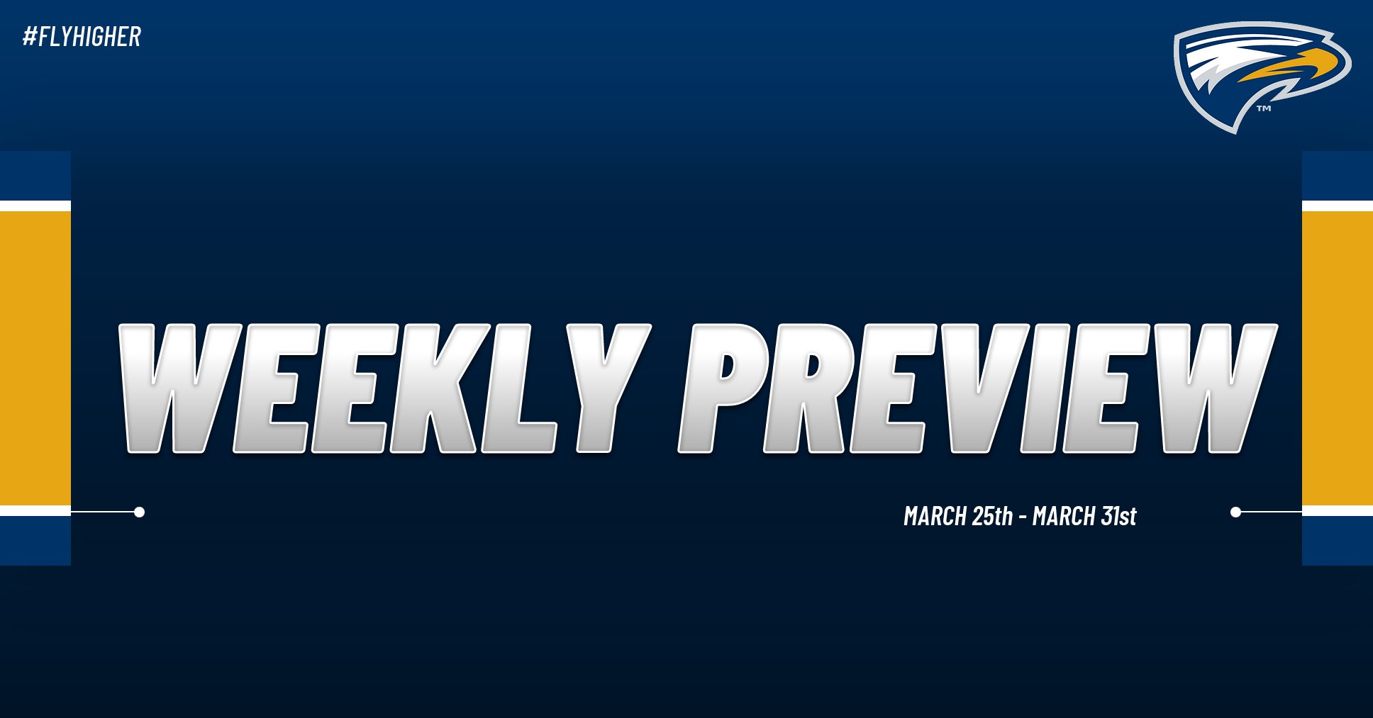 Emory Athletics Weekly Preview: March 25th - March 31st