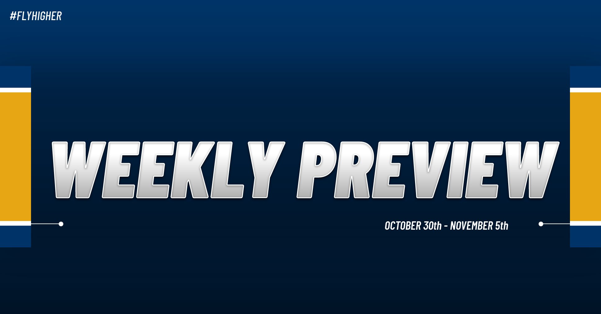 Emory Athletics Weekly Preview: Week of October 30th - November 5th