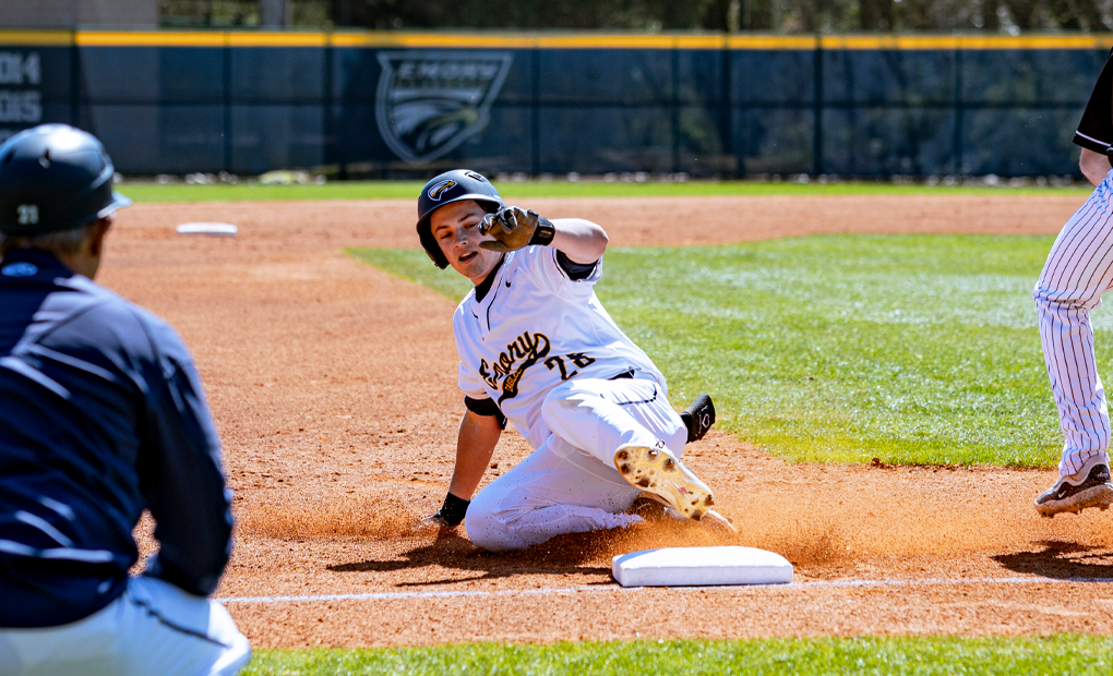 Emory Bats Erupt for 14 Runs in Baseball’s Series Opening Win Over NYU