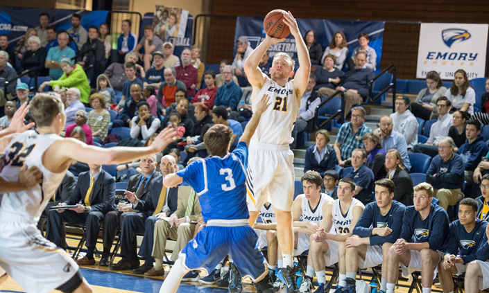 Emory Men's Basketball Advances to NCAA Second Round with 76-51 Victory over Covenant