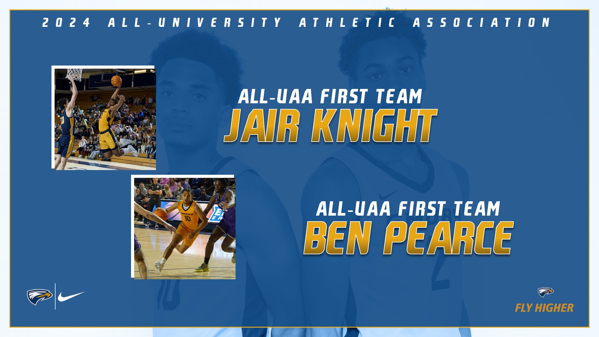 Jair Knight & Ben Pearce Land on All-UAA First Team
