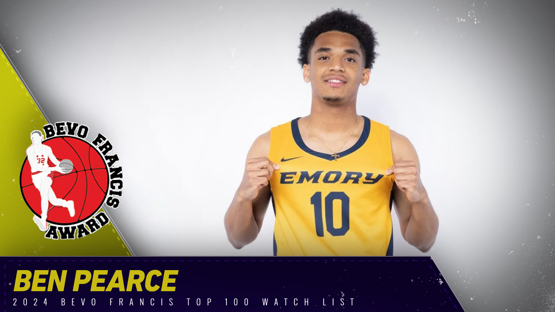 Ben Pearce Named to Bevo Francis Award Top 100 Watch List