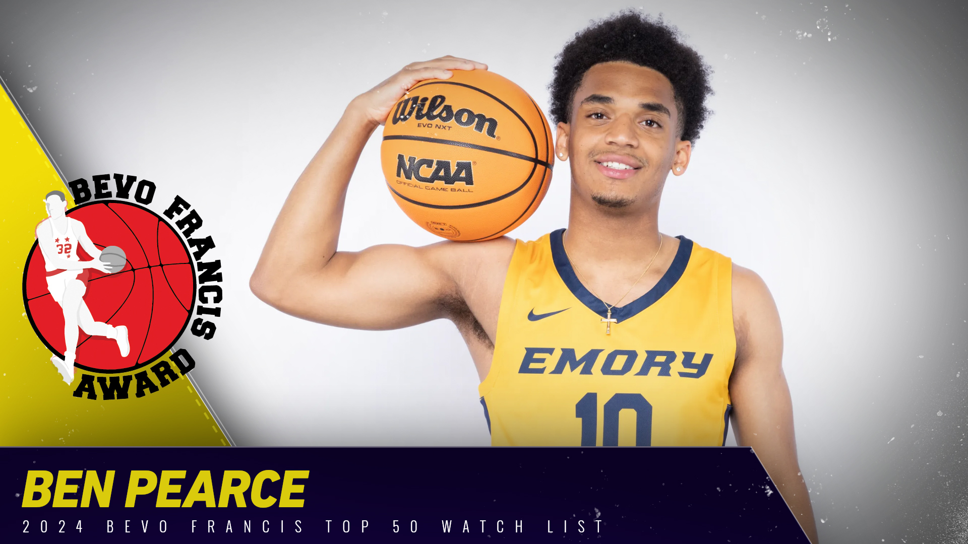 Ben Pearce Named to Bevo Francis Award Top 50 Watch List