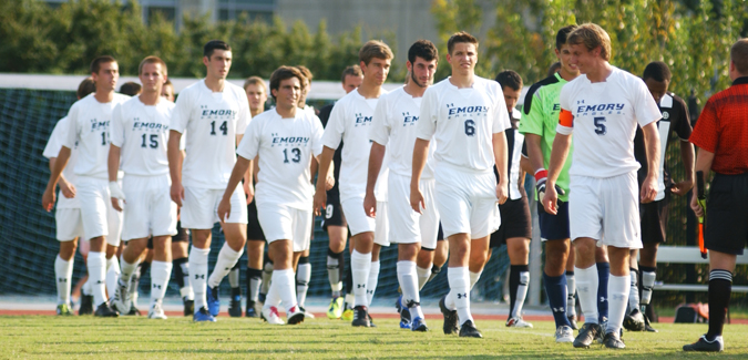 Emory Men’s Soccer to Face Ninth-Ranked Wash U. in Conference Home Opener