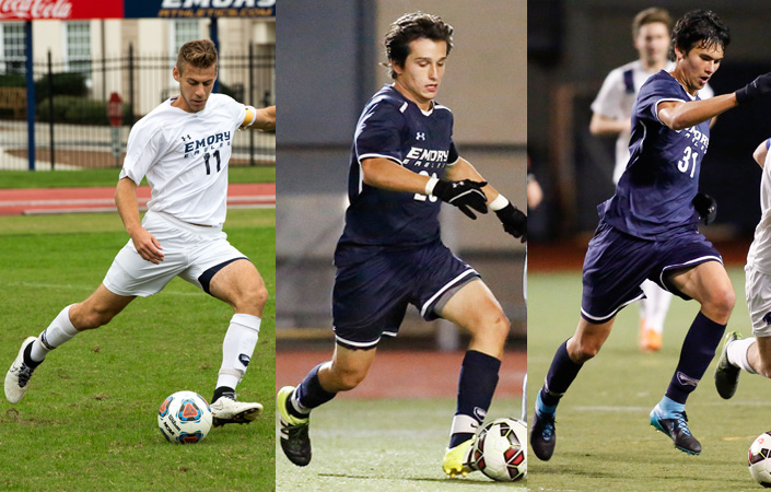 Men’s Soccer Place Five on All-UAA Team