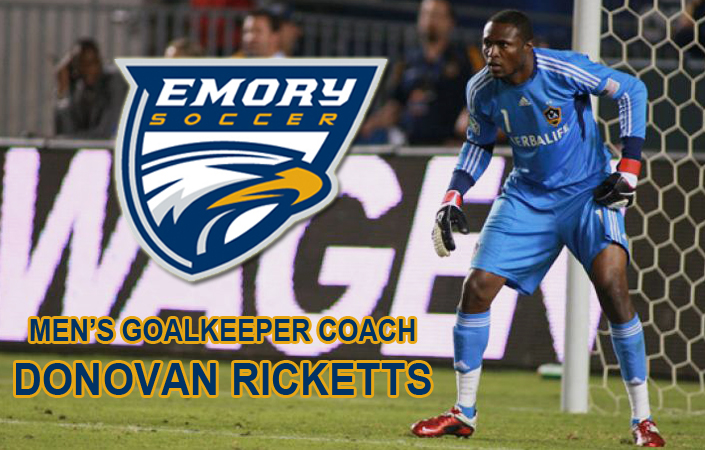 Men's Soccer Adds Former MLS Goalkeeper of the Year Donovan Ricketts to Coaching Staff