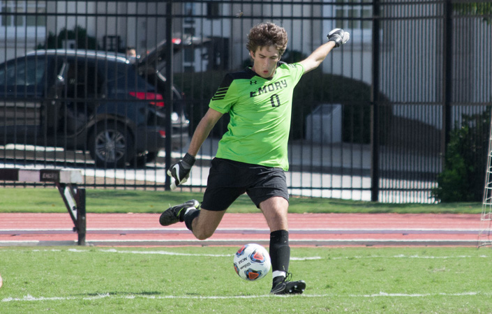 Emory Men's Soccer Plays to 1-1 Tie with Carnegie Mellon