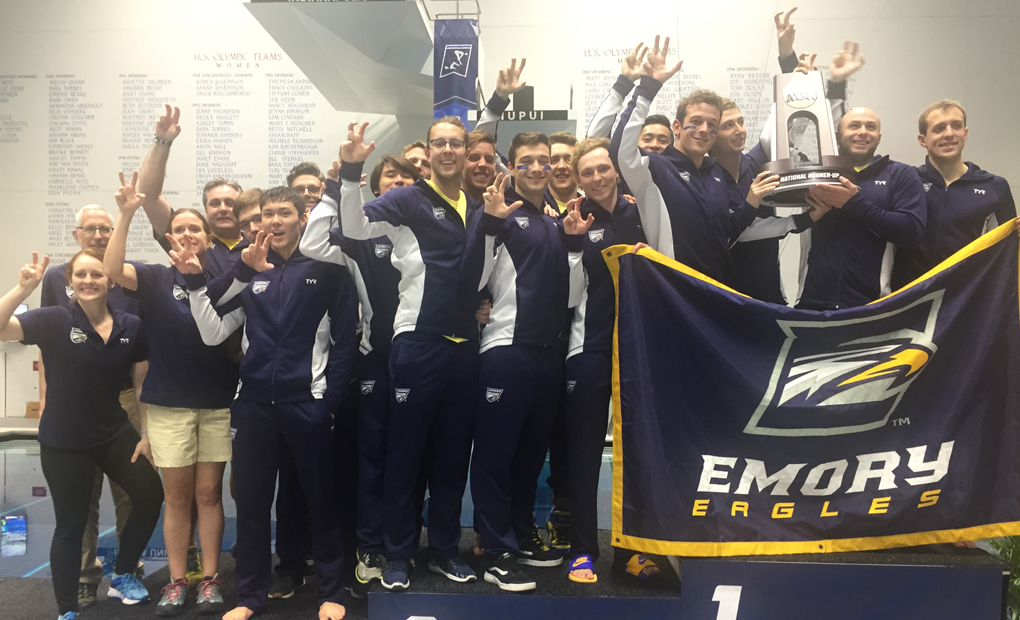 Men's Swimming & Diving Finish Second at Nationals; Oliver Smith Named Swimmer of the Year