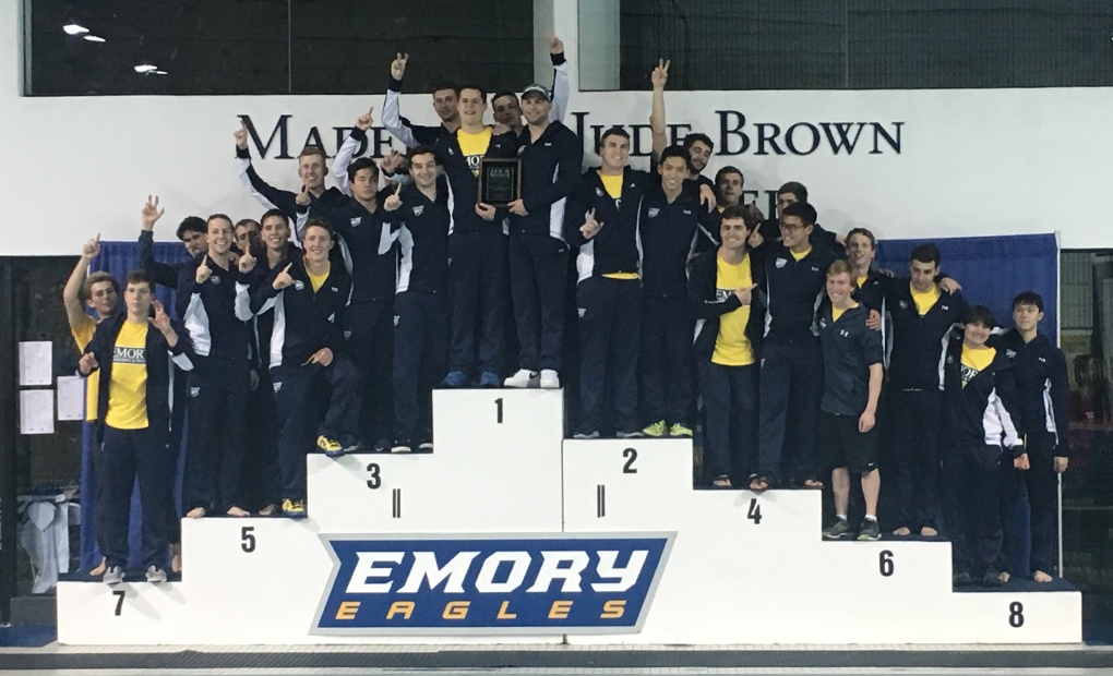 Men's Swimming & Diving Win 20th Consecutive UAA Title