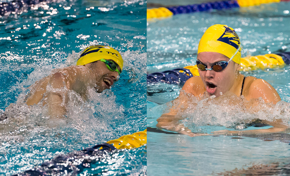 Swimming & Diving Sweeps Tri-Match with Delta St. and West Florida on Senior Day