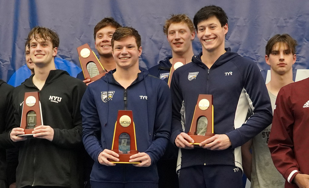 Emory Men Win Third Straight 200 Medley Relay Title on Day One of NCAA Championships