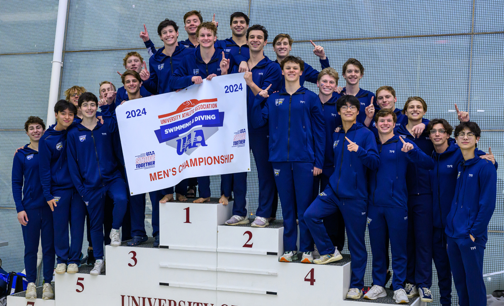 Men's Swimming & Diving Put Finishing Touches on 25th Straight UAA Championship