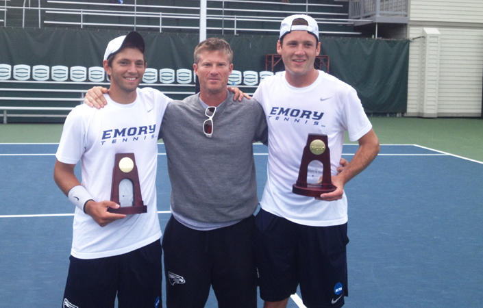 National Champs!!! -- Kahler & Wagner Capture Emory's First-Ever NCAA D-III Men's Doubles Title