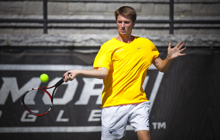 Emory Men's Tennis Fares Well On first Day Of Grizzly Open