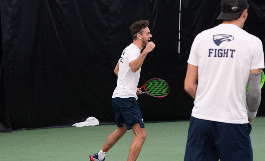 Men's Tennis Rallies for 5-3 Win Over Gustavus Adolphus in Fifth Place Match