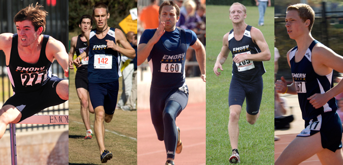Five Members of the Emory Men’s Track & Field/ Cross Country Teams Earn Academic All-District Honors