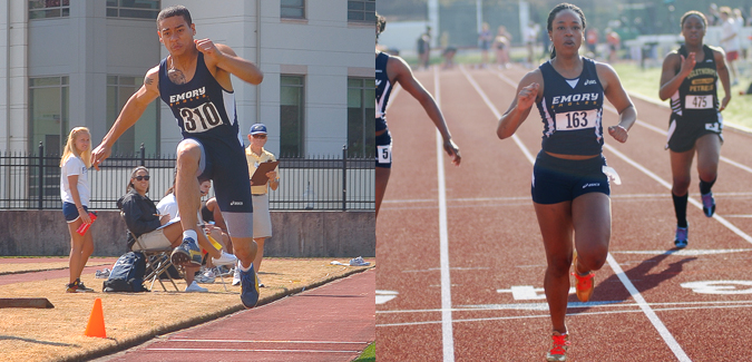 Fowler & McCullough Named UAA Track & Field Athletes of the Week