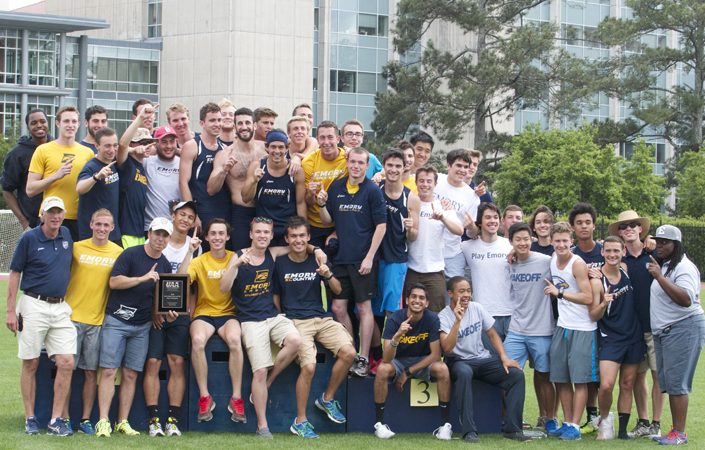 Emory Men’s Track & Field Wins 2015 UAA Outdoor Championship