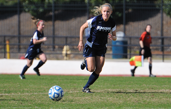 Eighth-Ranked Emory Edges Case with Late Goal