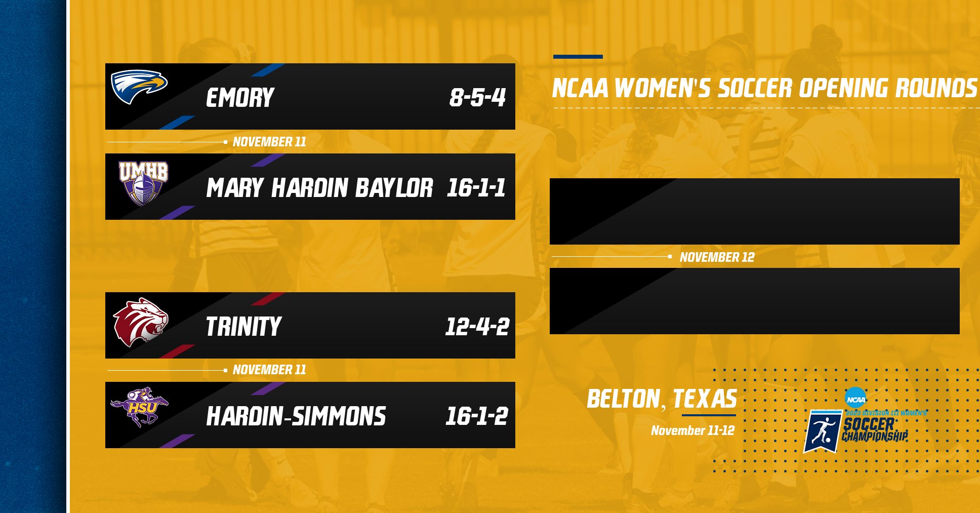 Women's Soccer Secures At-Large Bid to NCAA Tournament; Set to Face UMHB in First Round
