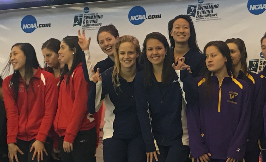 Women's 200 Medley Relay National Title Highlights Day One at NCAA Championships
