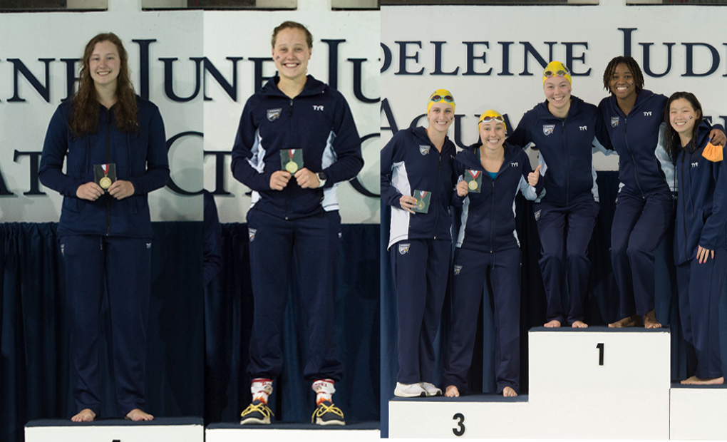 Women's Swimming & Diving Claims Five Event Titles, Sets Four UAA Records on Day Two
