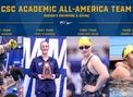 Four from Women's Swimming & Diving Honored as CSC Academic All-Americans