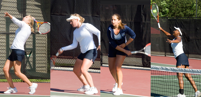 Seven Eagles Named to All-UAA Women’s Tennis Team