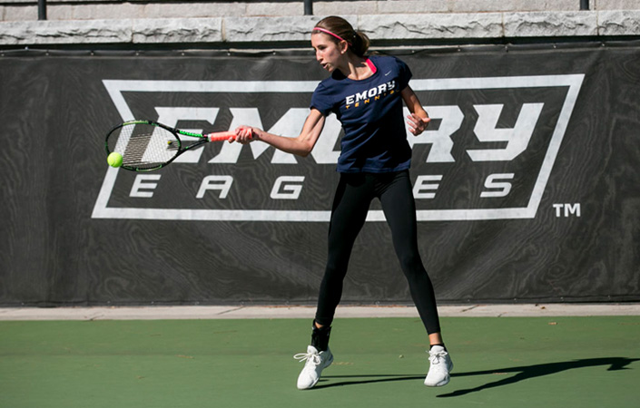 Emory Women's Tennis Advances to UAA Championship Match with 8-1 Win over Chicago
