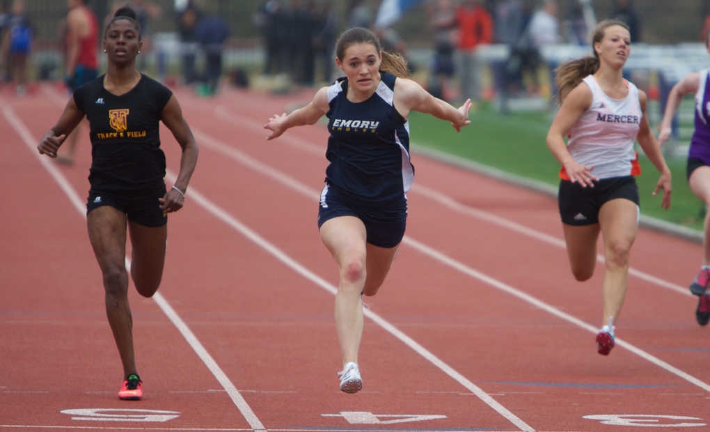 Dani Bland Sets School Record in 100m Dash at Emory Classic