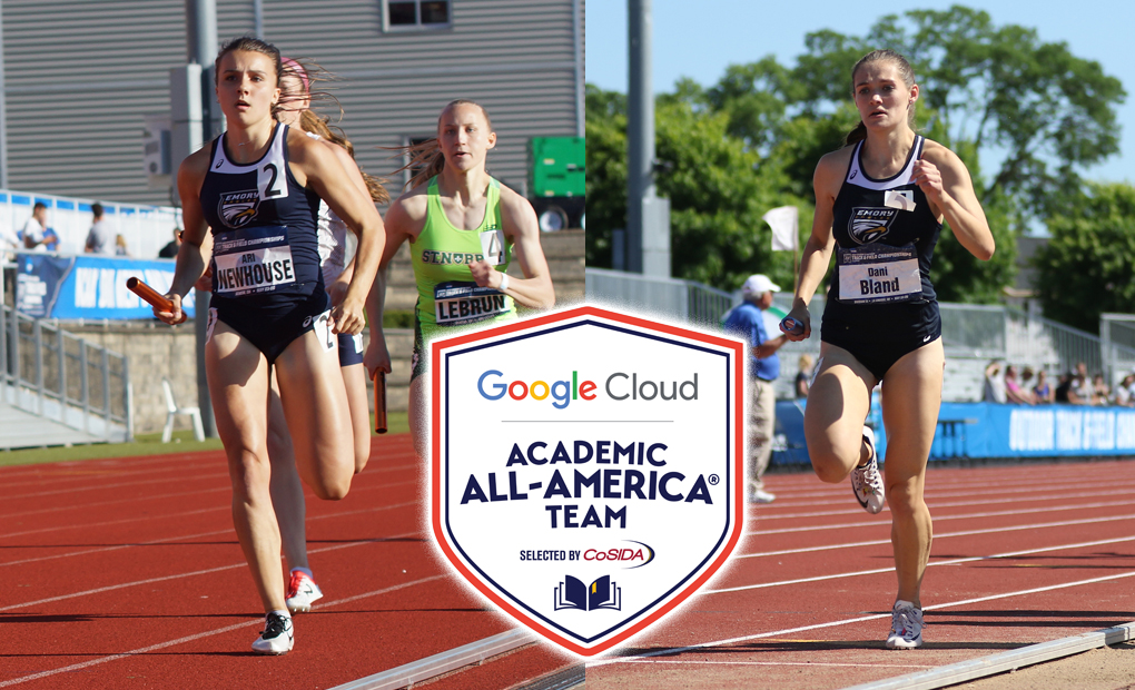 Newhouse and Bland Tabbed to Google Cloud Academic All-America Teams