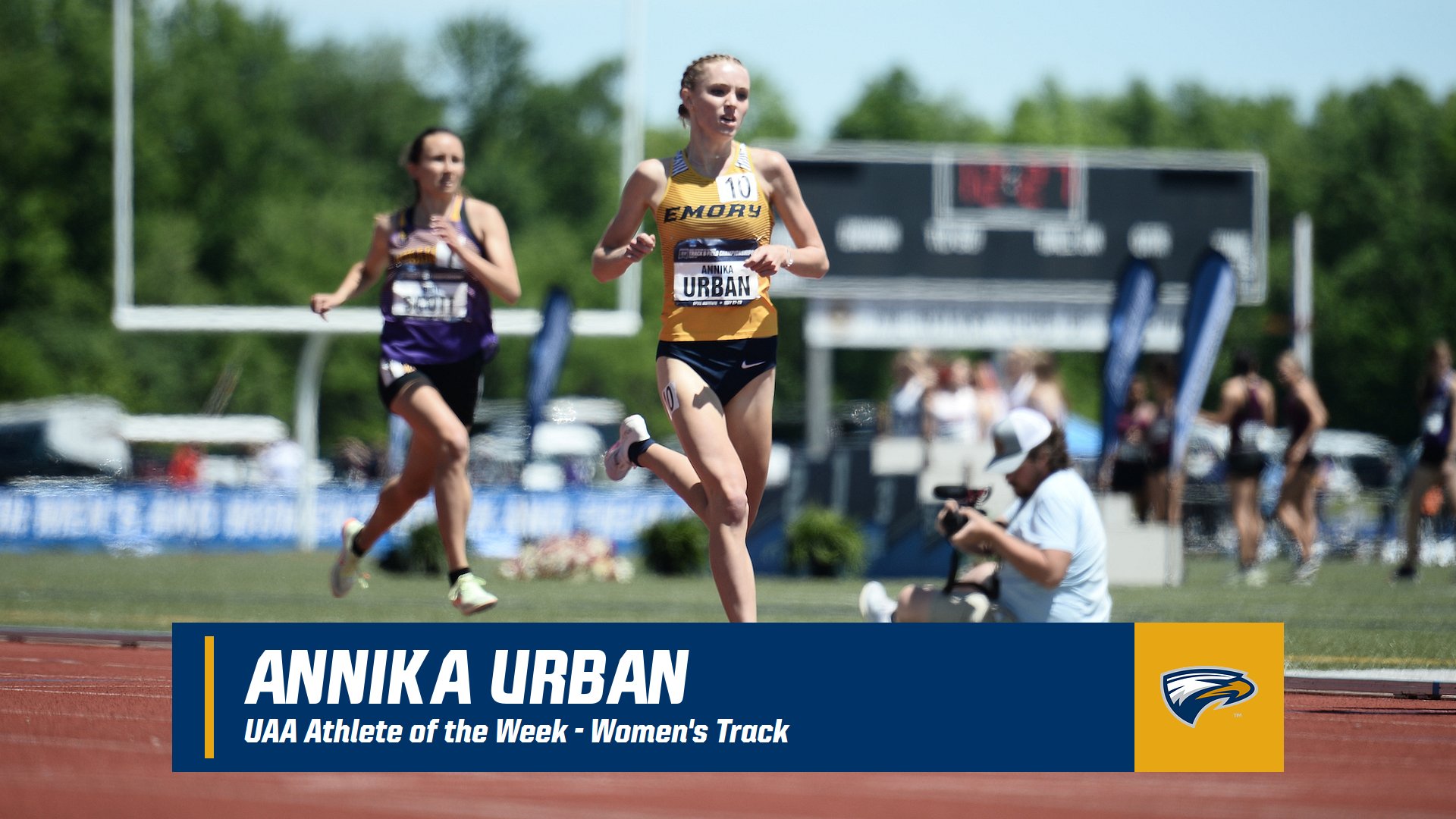 Annika Urban Tabbed as UAA Athlete of the Week