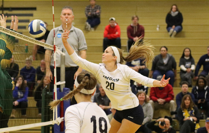 Emory Volleyball Tops Clarkson In NCAA Regional Semifinals