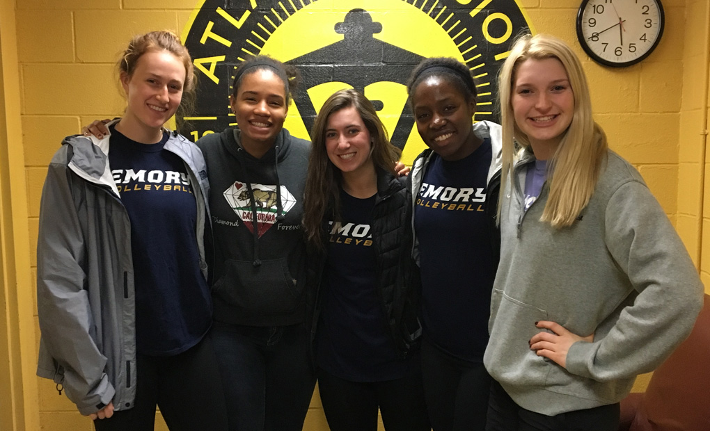 Emory Volleyball Helps Out At Atlanta's Shepherd's Inn