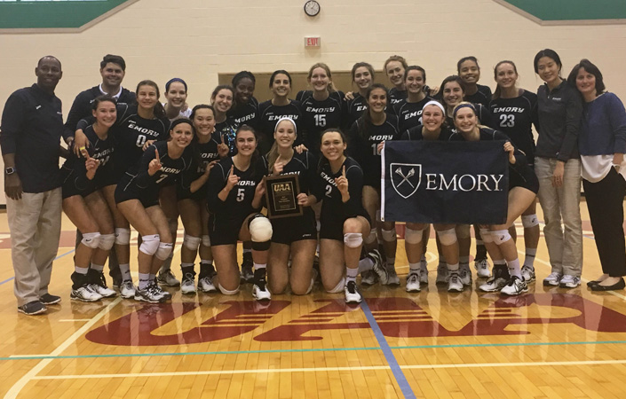 Emory Volleyball Tops Carnegie Mellon In UAA Title Match -- Earns NCAA Tourney Berth