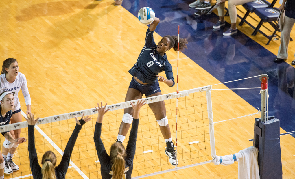 Emory Volleyball Plays Way Into UAA Championship Match With Wins Over Case Western & Carnegie Mellon