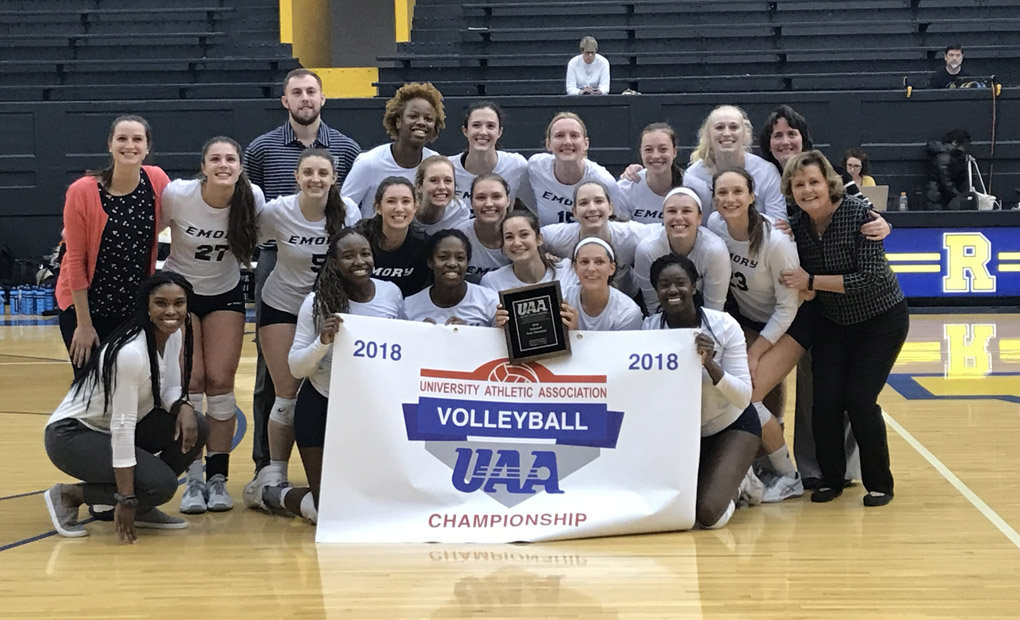Emory Volleyball Sweeps Chicago To Win UAA Crown -- Earns Automatic Bid To NCAA Tournament