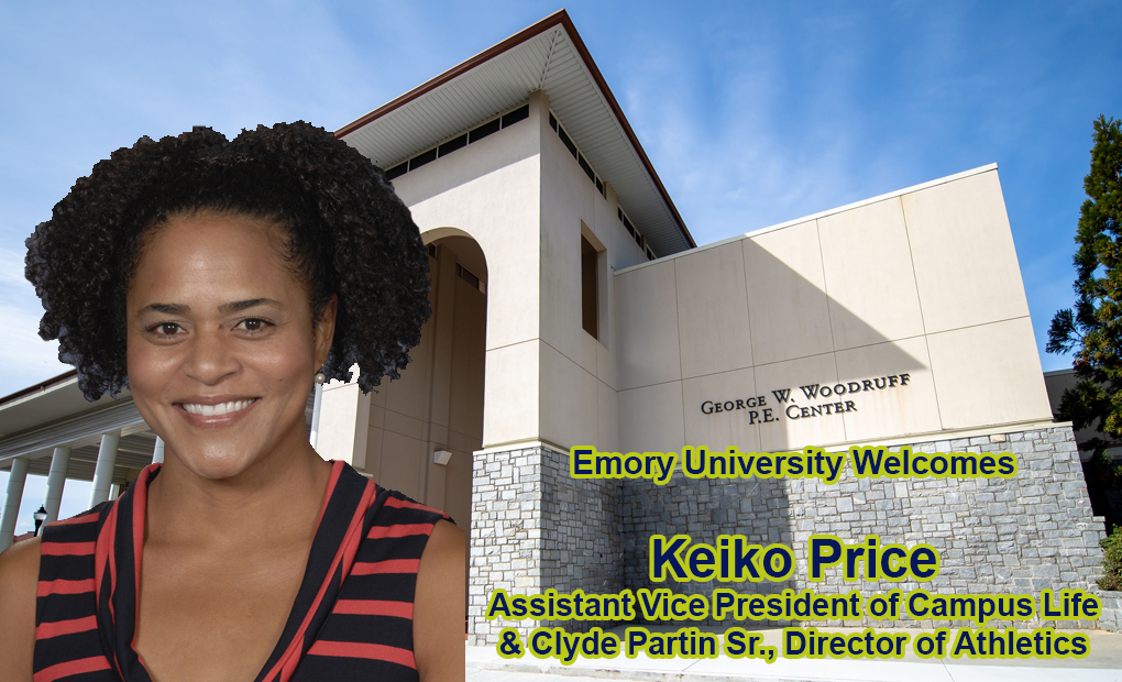 Emory Names Keiko Price Asst. VP/Clyde Partin Sr., Director Of Athletics