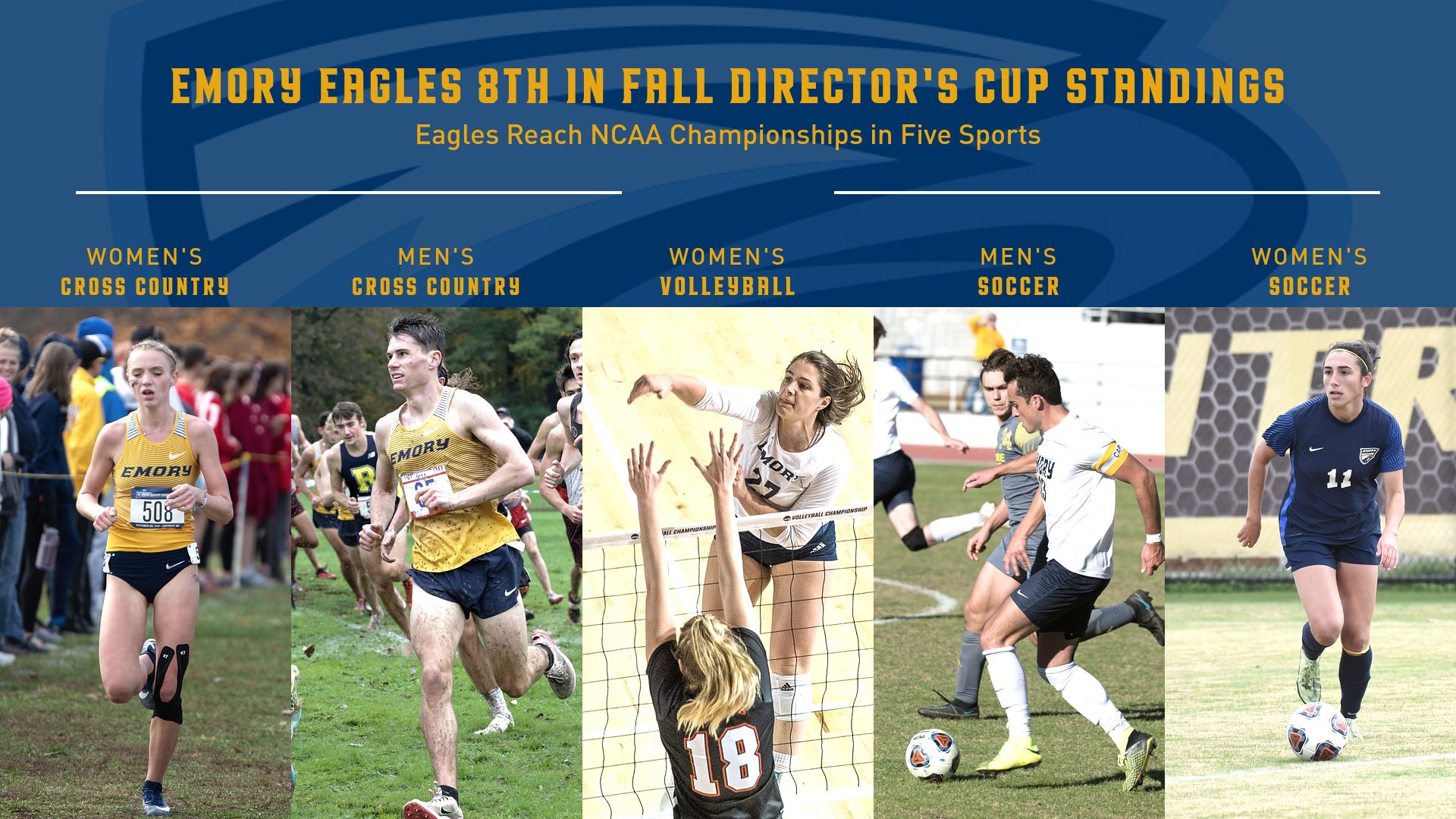 Eagles Finish 8th in Director's Cup Standings Following Fall Season
