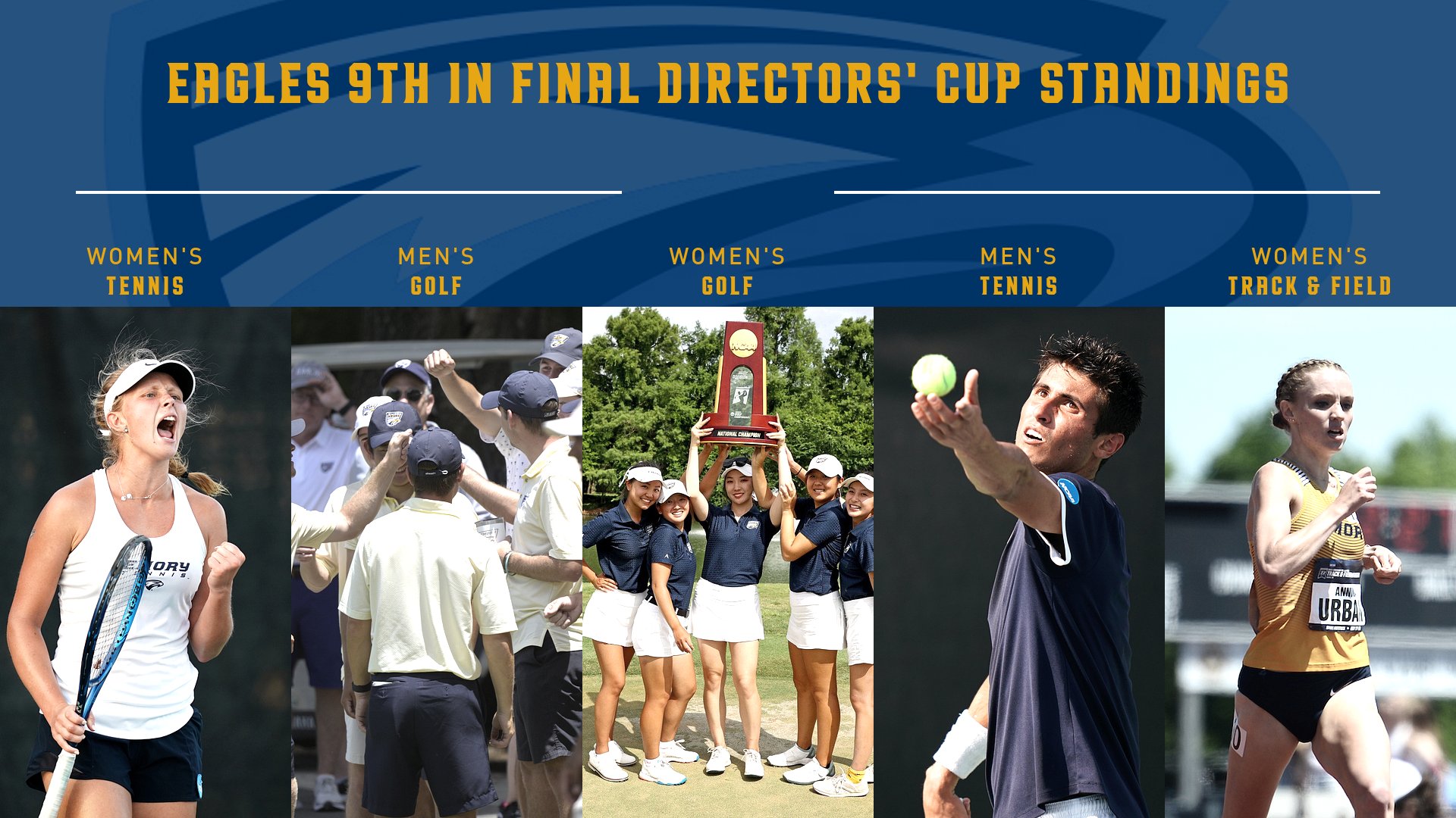 Emory Finishes Ninth in Final LEARFIELD Directors' Cup Standings