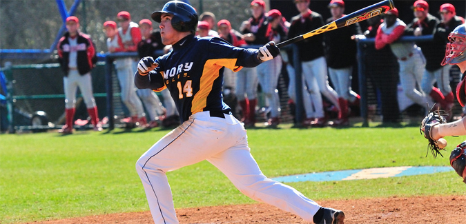 Emory Baseball Opens the UAA Tournament with a Doubleheader Win