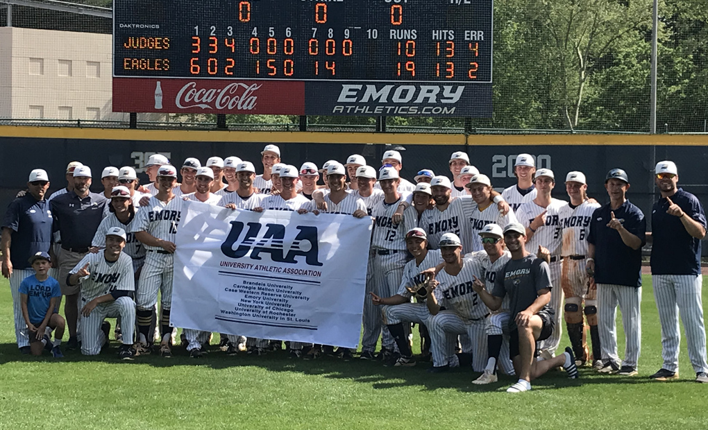 Emory Baseball Wins Series Finale over Brandeis to Clinch Share of UAA Title