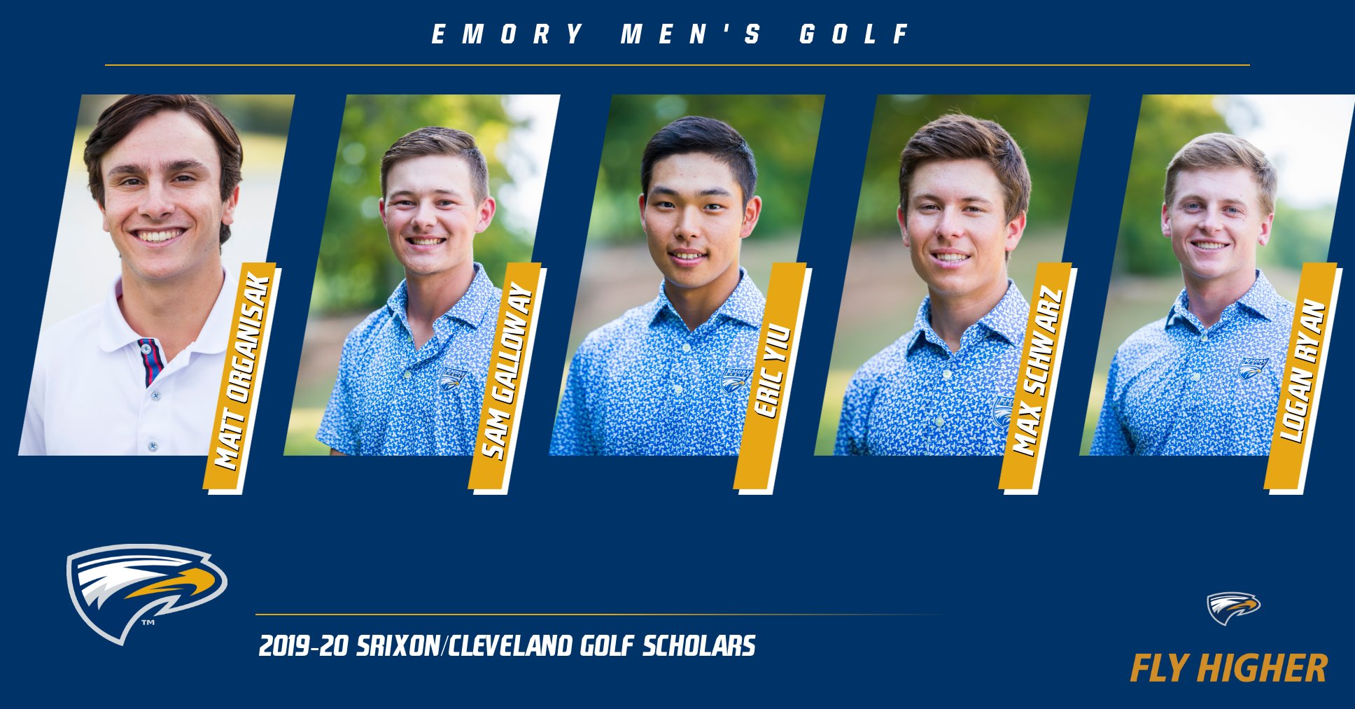 Emory Men's Golf Places Five On All-Scholar Team