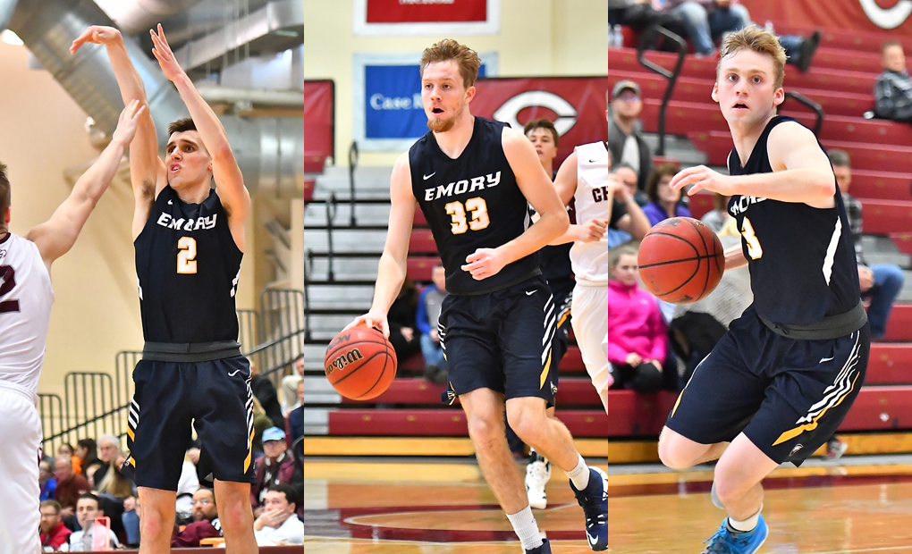 Emory Men's Basketball Places Three On All-UAA Team -- Gigax Earns First-Team Nod