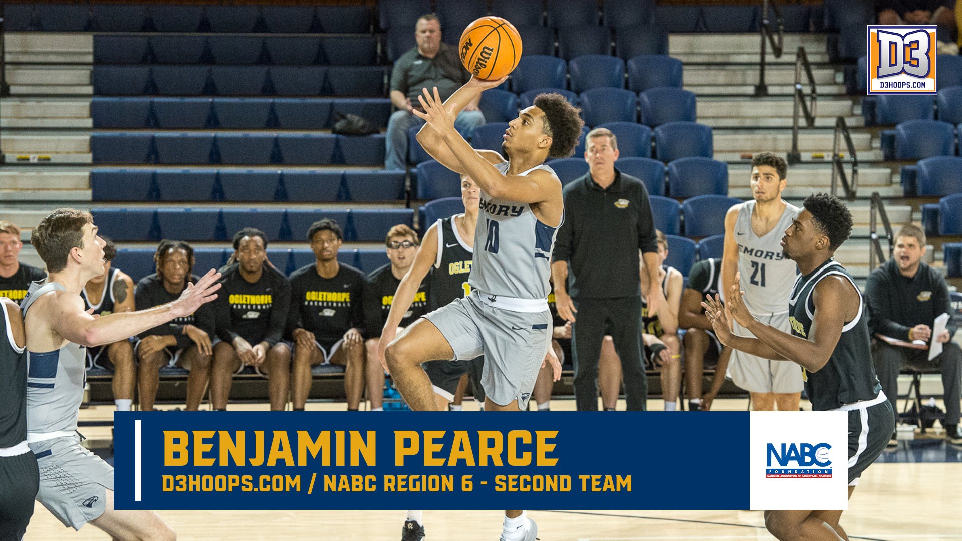 Pearce Honored on Two All-Region Second Teams; Named Region 6 Rookie of the Year by d3hoops.com