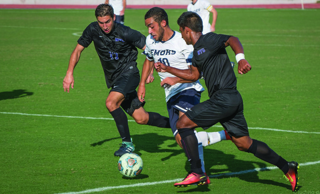 Khattab's OT Goal Gives No. 8 Emory Men's Soccer 5-4 Win over No.14 W&L in Instant Classic