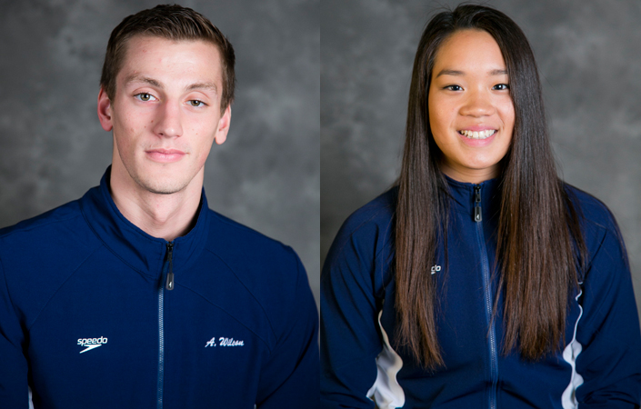 Wilson & Ong Selected as UAA Swimmers of the Week